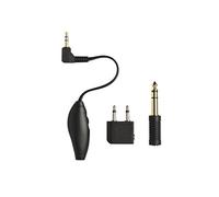 Shure Adapter Kit Che Include Adattatore Per Aeroplano, Controllo Volume E Adattatore Jack 1/4 Pollici 6.3 mm
