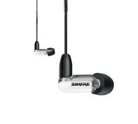 Shure AONIC 3 Auricolari Sound Isolating cablati, suono trasparente, driver singolo, vestibilità in ear , cavo staccabile, compatibili con dispositivi Apple e Android Bianchi