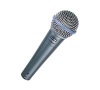 SHURE Beta 58A - Microfono AUX, dinamico, per voce, di precisione, per performance progetto live e studio di registrazione
