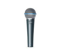 Shure BETA 58A Microfono Vocale Dinamico Supercardioide | Include Adattatore Regolabile A25D, Adattatore Filetto 5/8" a 3/8" (Euro) e Borsa