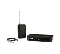 Shure BLX14-H11 - Sistema wireless UHF per chitarra e basso con jack da 1/4", durata della batteria 14 ore, portata 91,4 m, UHF, include cavo per strumenti jack da 6,35 mm e ricevitore a canale