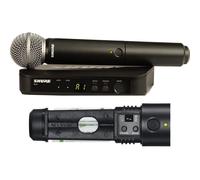 SHURE BLX24E/SM58 radiomicrofono palmare professionale wireless + borsa + pinza