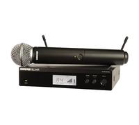 Shure BLX24R/SM58-H10 Sistema di montaggio a rack wireless per voce con microfono palmare SM58, H10