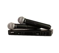SHURE BLX288E/PG58 COPPIA radiomicrofoni wireless per canto karaoke presentazioni DJ