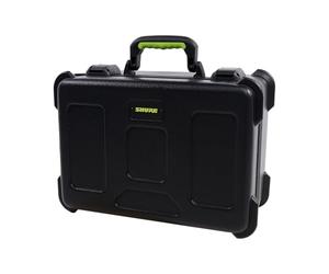 SHURE By Gator, SH-MICCASE15, Custodia Rigida in Plastica, Per Microfoni Cablati, Capacità fino a 15 Microfoni, Cavi e Accessori, 43.2 x 22.9 x 30.5 cm, Colore Nero