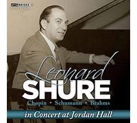 Shure, Leonard - In Concert At Jordan Hall (2 CD)