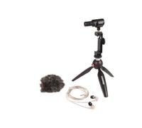 Shure Microfono a condensatore Vocale, argento, trasparente (MV88+SE215-CL)