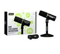Shure MV6 USB Gaming Microfono Dinamico Pro USB-C x PC Gamers e Streaming, Nero