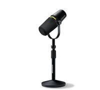 Shure MV7+ Microfono Dinamico per Podcast USB-C e XLR con Supporto - Nero | Microfono Dinamico USB-C e XLR Certificato OBS con Supporto, Pannello LED Touch, Auto Level e Filtro Anti-Pop per Podcast