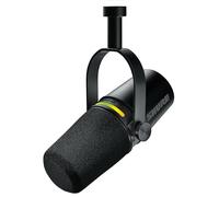 Shure MV7+ Microfono Dinamico per Podcast USB-C e XLR - Nero | Microfono Dinamico USB-C e XLR con Pannello LED Touch, Auto Level e Filtro Anti-Pop per Podcast, Streaming e Registrazione