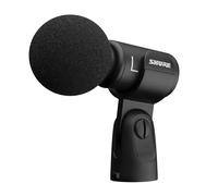 Shure MV88+ Cablato Microfono USB stereo - Microfono condensatore per lo streaming e la registrazione di voci e strumenti, compatibile MAC e Windows, Nero