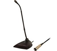 Shure MX412D/C Microfono a condensatore cardioide, collo d'oca da 12", base da tavolo con cavo da 10', funzioni logiche, interruttore programmabile, indicatore LED, parabrezza in schiuma Snap-Fit,