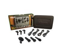 Shure PGA Studio Kit 4 Microfoni professionali cablati per batteria + accessori