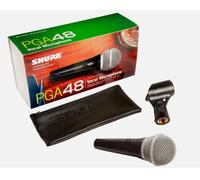 Shure PGA48 Microfono vocale dinamico cardioide, nero (XLR 3 pin)