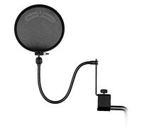 Shure Ps-6 Popper Stopper Filtro Anti-Pop Con Braccio A Collo Di Cigno Metallico E Supporto, Nero