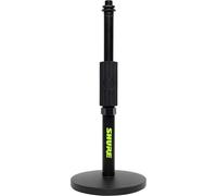 Shure SH-DESKTOP1 Asta microfonica dritta da tavolo con base rotonda, Nero