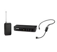 Shure Sistema microfonico wireless UHF BLX14/P31 - Perfetto per altoparlanti, esecutori, presentazioni - Durata della batteria di 14 ore, portata 91,4 m | Include microfono per cuffie PGA31,