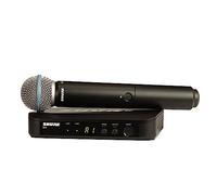 Shure Sistema microfono wireless BLX24/B58 UHF - perfetto per chiesa, karaoke - durata della batteria 14 ore, portata 100 m | Include microfono vocale portatile BETA 58 A, ricevitore singolo canale |