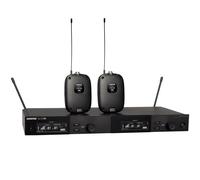 SHURE SLXD14DE J35 SISTEMA WIRELESS DOPPIO PER CHITARRA E BASSO O ARCHETTI CON 2 TRASMETTITORI BODYPACK