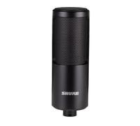 Shure SM4-K Microfono a Condensatore da Studio, XLR per Home Studio - Nero | Voce e Strumenti con Suono Pronto per il Mix e Struttura in Metallo