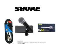 SHURE SM58 MICROFONO PROFESSIONALE CARDIOIDE PER CANTO VOCE CON CAVO XLR 3mt