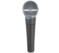 Shure SM58 Vocal Cardioid Dynamic Microphone (Black) (SM58-LC) by