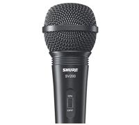 SHURE SV200 microfono dinamico cardioide switch ON/OFF per canto voce karaoke