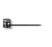 Shure WL185M - Microfono lavalier professionale a basso profilo, a condensatore, cardioide, con terminazione LEMO, include custodia, fermacravatta e parabrezza a scatto, nero (WL185MB/C-LM3)