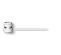 Shure WL185MW/C-TQG LAVALIER MICROPHONE, CARDIOID, WHITE 1 cm Condenser Lavalier, White, Cardioid, TA4F Termination Pouch, Tie Clip, Snap-Fit Windscreen