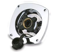 SHURFLO Pentair - Supporto a parete per riduttore di pressione dell'acqua in città, cromato