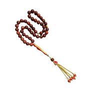 Shurhome 45 bracciali elastici con perle di pietra da 8 mm, regolabili, nappe dorate, robuste gemme naturali, gioielli, perle di pietra accessori, Einheitsgröße, come descritto