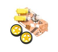 Shurhome Auto Chassis Base Staffa Piccolo Set Tracciamento Telecomando Due Ruote Drive TRE Ruota Ricambio Codifica Motore Robot Auto Set