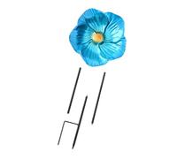 Shurhome Casetta per uccelli in metallo resistente alle intemperie con motivo floreale, decorazione da giardino, facile da appendere, attira gli uccelli selvatici agli accessori esterni, casetta per