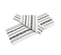 Shurhome Cintura tradizionale giapponese regolabile con fissaggio adesivo in tessuto fascia formale e casual accessorio per lo styling unisex cintura giapponese, bianco, Taglia unica