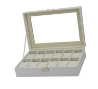 Shurhome Componente in pelle integrato per conservare 12 orologi e design adatto ai viaggi per gioielli. Custodia in pelle di alta qualità, Taglia unica, come descritto