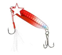 Shurhome Esche da pesca a lento affondamento con doppio gancio e modello di nuoto realistico per una migliore efficienza delle giunzioni Doppio gancio esche da pesca a passo lento