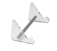Shurhome Livelli trasparenti, supporto tastiera rimovibile, scheda, base rinforzata, portaoggetti multifunzionale per accessori da scrivania, supporto tastiera per computer