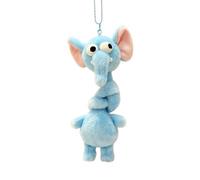 Shurhome Peluche a forma di cartone animato, 38 x 10 cm, per borse | Morbido ciondolo per borsa in peluche con collo lungo e catena in metallo, stile cartone animato per zaini, borse da viaggio