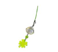 Shurhome Pratico Acrilico Trifoglio Catena Con Crisps Suono Accessorio Portatile Buona Fortuna Fascino Per Le Donne Alla Moda
