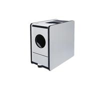 Shurhome Separatore per uccelli in legno di alta qualità, per un'alimentazione efficace e una facile manutenzione nelle gabbie per animali domestici, ventilatore rimovibile per uccelli