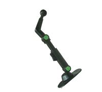 Shurhome Supporto per telefono allungabile resistente con doppio snodo, testa sferica da 17 mm, base adesiva per terreni accidentati, guida, moto, pannello resistente base di montaggio