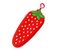 Shurzzesj Astuccio per bambini, astuccio portapenne - Simpatico astuccio con frutti simulati per bambini | Organizzatore di cancelleria portatile per le scuole primarie per forbici, graffette,