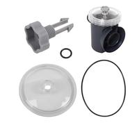 Shurzzesj Coperchio della trappola per piscina, coperchio della trappola per pompa della piscina, copertura della pompa della piscina, con valvola e 2 O-ring, coperchio della trappola, contenitore del