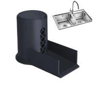 Shurzzesj Copertura per fessure 'aria per lavastoviglie, set di tappi di sfiato in silicone, estensore per beccuccio di troppopieno, copertura per bocchetta 'aria resistente alla ruggine con