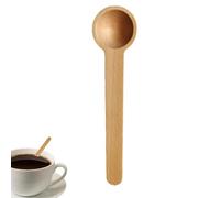 Shurzzesj Cucchiaio per sale da bagno, cucchiaio in legno per miele, cucchiaio riutilizzabile per caramelle, cucchiaino, utensili da portata per miele, dessert, antipasti, caffè, tè