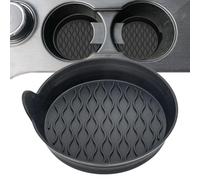 Shurzzesj Inserto portabicchieri in silicone per auto, sottobicchieri per portabicchieri - Inserto portabicchieri antiscivolo - interni per auto, sottobicchieri flessibili per tazze da auto