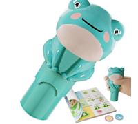 Shurzzesj Libri di adesivi riutilizzabili per bambini, timbri adesivi, libro di attività per l'educazione precoce, 100 adesivi | Favorisce la coordinazione occhio-mano, favorisce la creatività ed è un