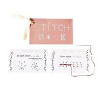 Shurzzesj Libro da cucito creativo Cucito Punti di Carta Libro Kit di carte da cucito Creativo Set di carte da cucito Kit da viaggio Migliora le tue abilità di cucito Ricamo Punti Libro per gli