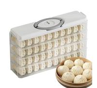 Shurzzesj Scatola per ravioli con coperchio, contenitore multistrato per gnocchi domestici, organizer portatile per gnocchi per casa, cucina, scatola salvaspazio per ristoranti
