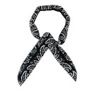 Shurzzesj Sciarpa rinfrescante per il collo, bandana rinfrescante per il collo, raffreddatori per collo a fascia, raffreddamento istantaneo, asciugamano freddo imbevuto di sciarpa versatile per, Nero